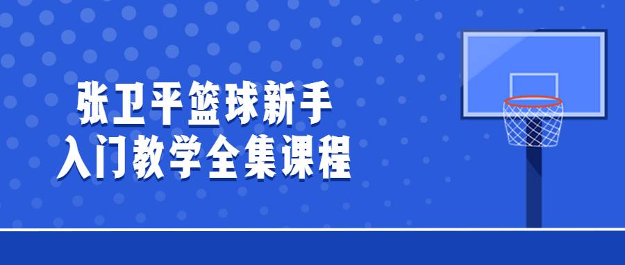 张卫平篮球新手入门教学全集课程 - 吾爱软件库